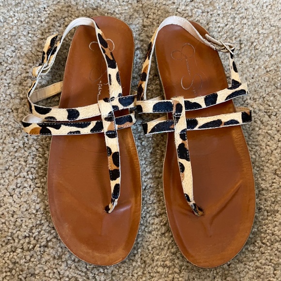 Jessica Simpson Leopard Sandal - Picture 1 of 1